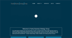Desktop Screenshot of familybusinessstrategygroup.com