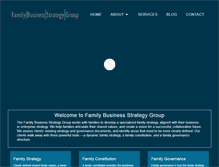 Tablet Screenshot of familybusinessstrategygroup.com
